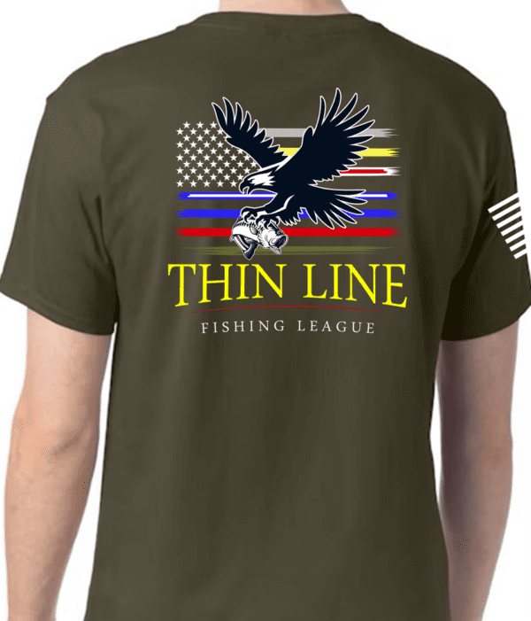 Authentic Thin Line Fishing League Shirt - Image 4