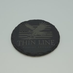 Stone Coaster Round | Thin Line Fishing League