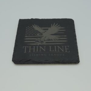 Square Coaster | Thin Line Fishing League