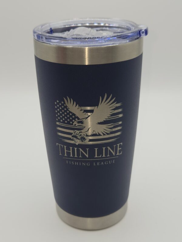 20oz Tumbler Blue | Thin Line Fishing League