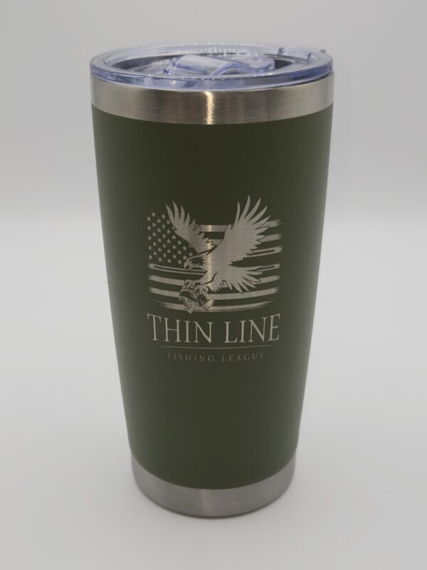 20oz Tumbler OD Green | Thin Line Fishing League