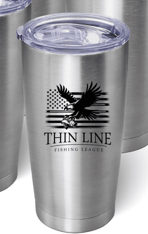 20oz Tumbler Stainless Steel | Thin Line Fishing League